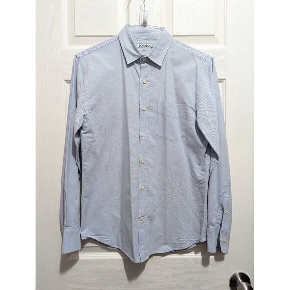 Bonobos light blue long sleeve button down shirt Small - Picture 1 of 8